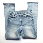 Mother The Mid Rise Dazzler Flood Jeans in Sweet Petals Size 25 Blue Photo 4