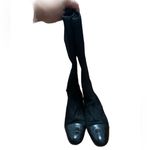 PRIALPAS TALL CALF HAIR LEATHER LACE UP BOOTS Size 6.5 Photo 1