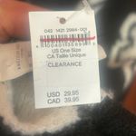 American Eagle NWT AE Oversized Flower Scarf Black/White Photo 6