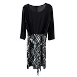 Adrienne Vittadini black and white dress, size XL Photo 8