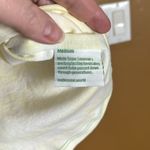 Free People  Made Some Souvenirs Mother Earth Yellow Stripe Crop Tee Size Medium Photo 4