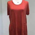 Wonderly NWT  Soft Stretch Rust Tee Top 0X Photo 0