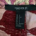 Forever 21  Floral Red mini Skirt Photo 3