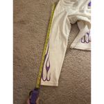 Harley Davidson  Purple Glitter Flame Top Long Sleeve XL Photo 15