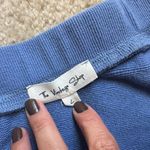 The Vintage Shop  Sky Blue one shoulder sweatshirt Photo 1