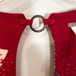 Free People Lovely Day Printed Tie Tunic Dress Women's Medium Red Floral Boho Photo 11