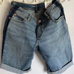 INC Novelty Denim Curvy Fit Cordelia Wash Cuffed Shorts 4 Photo 2