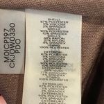 Calvin Klein Plaid Suede Jacket Topper Trench Coat Lined Preppy Brown Tan Photo 6