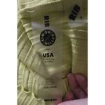 SIMON MILLER Ribbed Midi Dress Long Sleeve Crew Neck Lime Green Women's‎ Small Photo 7