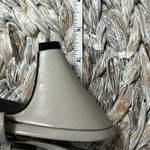 Bruno Magli Taupe &‎ Pewter Italian Leather Slingback Pump Size 8 Photo 11