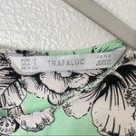 ZARA  Trafaluc Green Mint Floral Hawaiian Pockets Casual Sleeveless Mini Small Photo 1