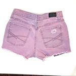 Aeropostale  high waisted shorts size 4 lilac distressed denim 5 pocket Photo 1