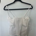 Reformation  white lace top  Photo 3