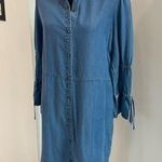 EXPRESS NWOT Women’s chambray denim dress size S Photo 0