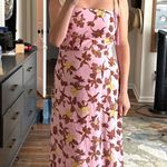 House of Harlow Pink Print Midi Dress Photo 0