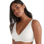 Knix Micro Modal Rib Bralette White Womens Small Photo 5