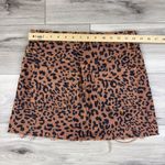 Free People WE THE FREE Zip It Up Animal Print Distressed Mini Skirt Size 27 Photo 6