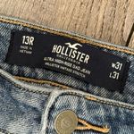 Hollister Ultra High-Rise Medium Wash Dad Jeans Photo 3