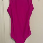 Backless Swim Suit Purple Size M Photo 0