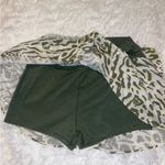 Aerie Green Patterned Athletic Animal Print Skirt size XL Photo 3