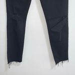 RE/DONE NWT 90s High Rise Loose In Jet Black With Rips Photo 5