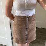 *HP!* Six Crisp Days leather moto mini skirt Size L Photo 11