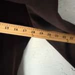 Max Studio  Y2k Mocha Chocolate Brown Velvet Panel Long Sleeve‎ Whimsigoth Witchy Photo 3