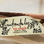 Free People  High Voltage Mesh Bodysuit leopard thong size XS tan brown Photo 3