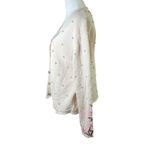 VTG Mandal Bay Floral Embroidered Beaded Cardigan Sweater Retro Cottagecore Sz M Pink Size M Photo 1