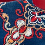 J. McLaughlin  Dress Med Sleeveless Sheath Paisley Medallion Navy Preppy Classic Photo 8