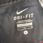 Nike dri fit black leggings ankle zipper size large Photo 5