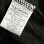 H by Bordeaux Black Turtleneck Sweater Top Small Photo 8