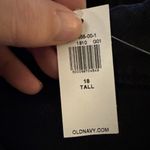 Old Navy High Rise O.G. Straight Womens Jeans Plus Size 18 Black Smooth Pockets Photo 2