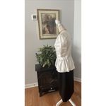 Women’s VTG David Rose Blush Pink Pearl Buttons Top Jacket 12 Embroidered Lace Photo 3