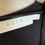 ASTR The Label L/S Black Sheer Embroidered Boho Mini Dress size Medium Photo 7