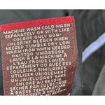 Merona Women's Chino Shorts Blue Black Size 14 Cotton 9" Inseam Flat Front Photo 3