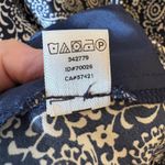 Loft  Romper Blue White Paisley Print Drawstring Waist Size 16 Career Casual‎ Photo 9