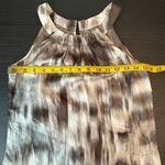 Esprit  Collection Gray Tie Dye Silk Halter Neck Sleeveless Midi Dress Size 0 Photo 9