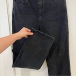 Paige  Women's Cindy Straight in Black Willow Pants Size 32 Photo 5