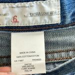 Gap Vintage 1969 Jeans Womens 6 Blue Flared Distressed Extra Low Rise Y2K 00s 04 Photo 3