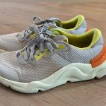 Sorel Women's Kinetic RNEGD Lace Shoes dark stone light green orange size 9 Photo 8