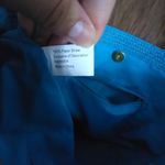 Paper straw hand bag Blue Photo 8