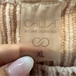 Calia by Carrie Underwood Blush Pink Ribbed Chenille Sweater XL Photo 11