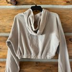 Mono B Ribbed Cropped Hoodie Sweatshirt Size M Photo 3