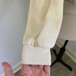 Levi's Cropped Hoodie Sweatshirt XS Cream Pullover 90s Athleisure Sporty Hipster Photo 11