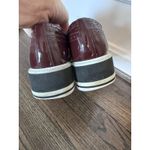 Prada  Women’s Derby Red Leather Morgue Shoes 38.5 US Sz 8 Photo 4