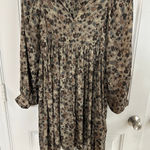 Grade & Gather Chocolate Brown Abstracted Western Cowgirl Shift Dress Women S Festival Loose Photo 0