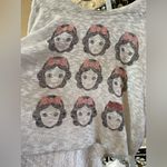 Disney Parks Disney Couture Snow White Sweater Gray Size XL Photo 2