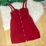 Red casual cute holidays dress plus size 0XL Red Photo 2