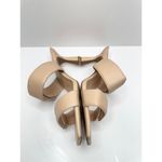 Open Edit Open Edit Sandals Size 11 Qarly Heeled Tan Open Square Toe Slip On Heels Photo 6